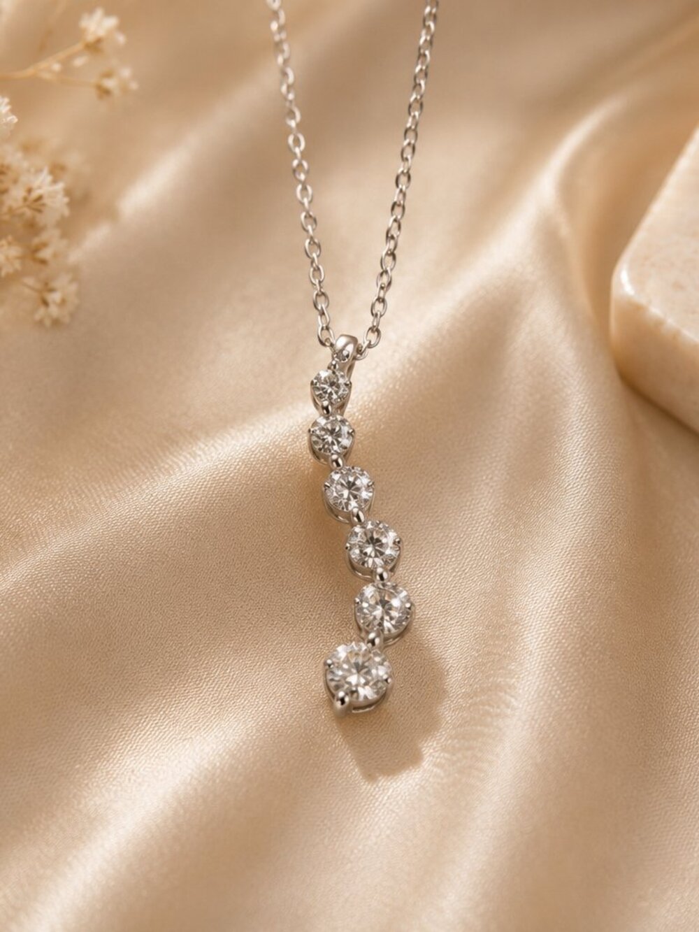 Diamond Cascade Pendant